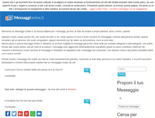Tablet Screenshot of messaggi-online.it